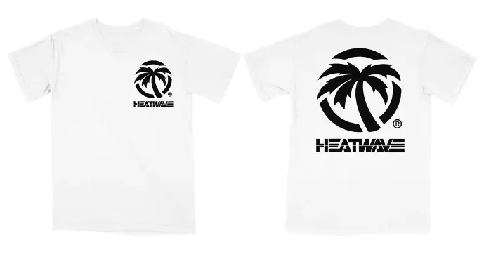 Heat Wave Billboard T-Shirt - White 1