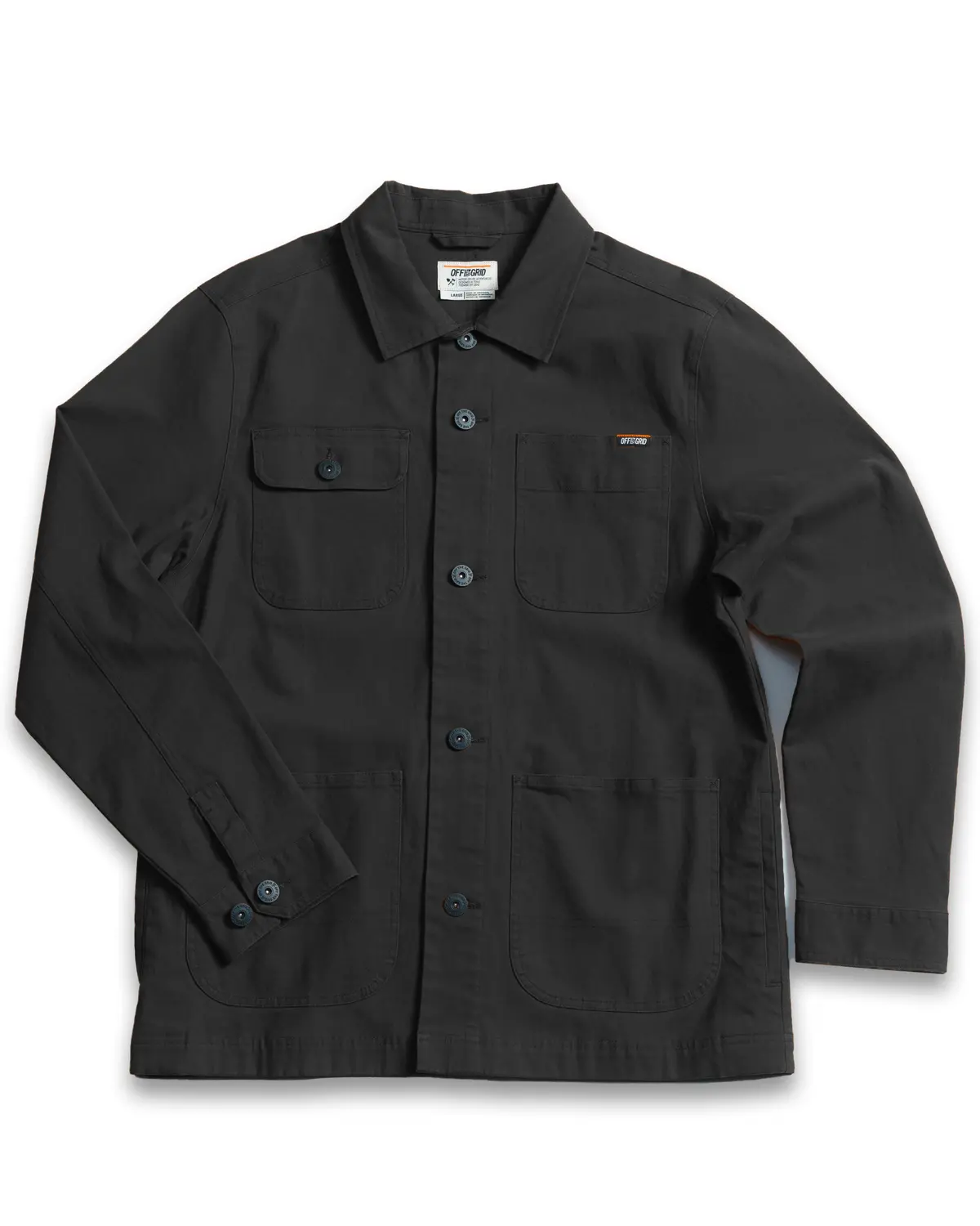 Heston Chore Coat - Black 1