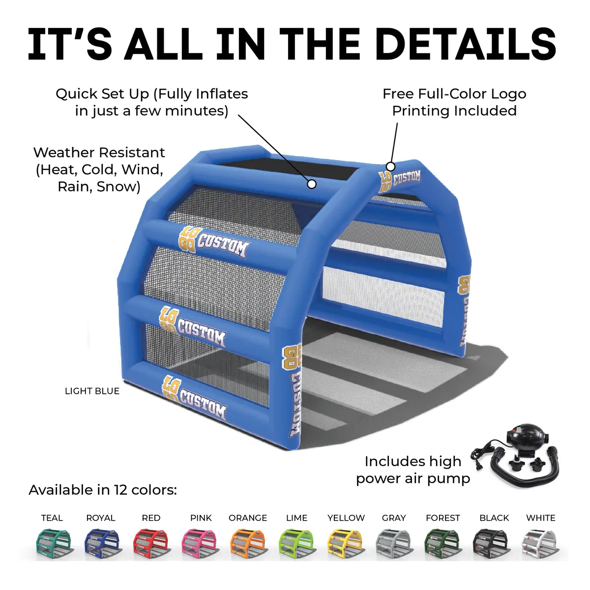 Custom Inflatable Baseball Hitting Station 3