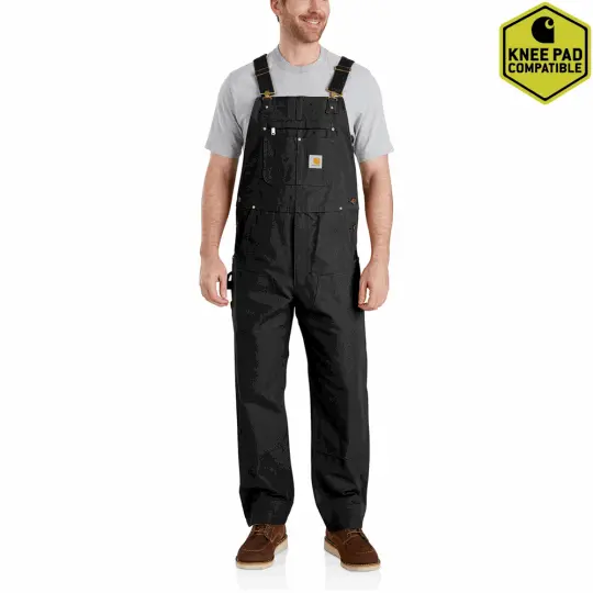 102776-001 - Duck Bib Overalls - Black 1