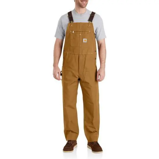 102776-211 - Duck Bib Overalls - Brown 1