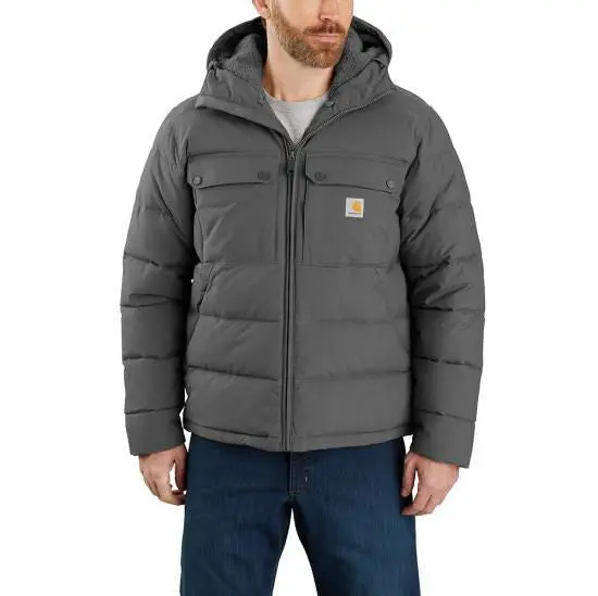 Montana Loose Fit Insulated Jacket, Gravel 1