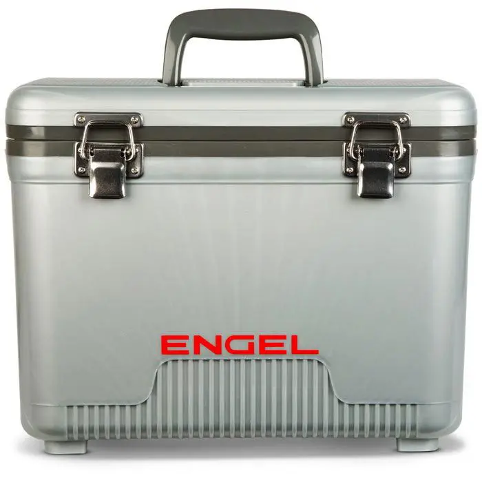 13 Quart Drybox / Cooler: Silver 1