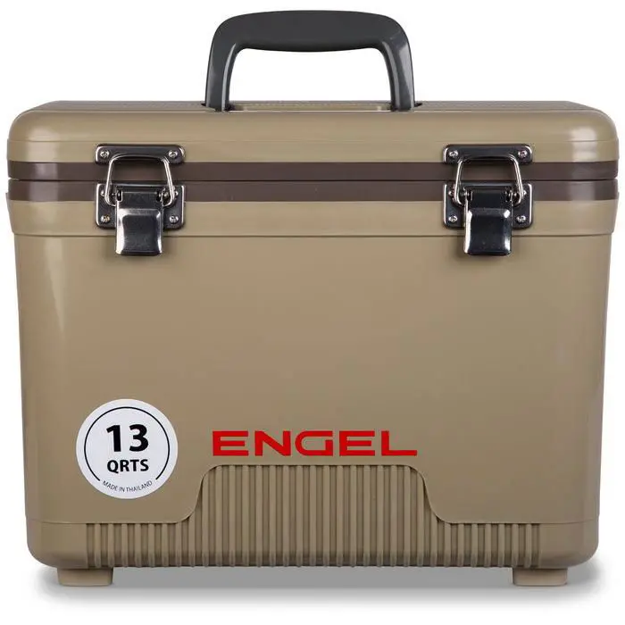 13 Quart Drybox / Cooler: Tan 1