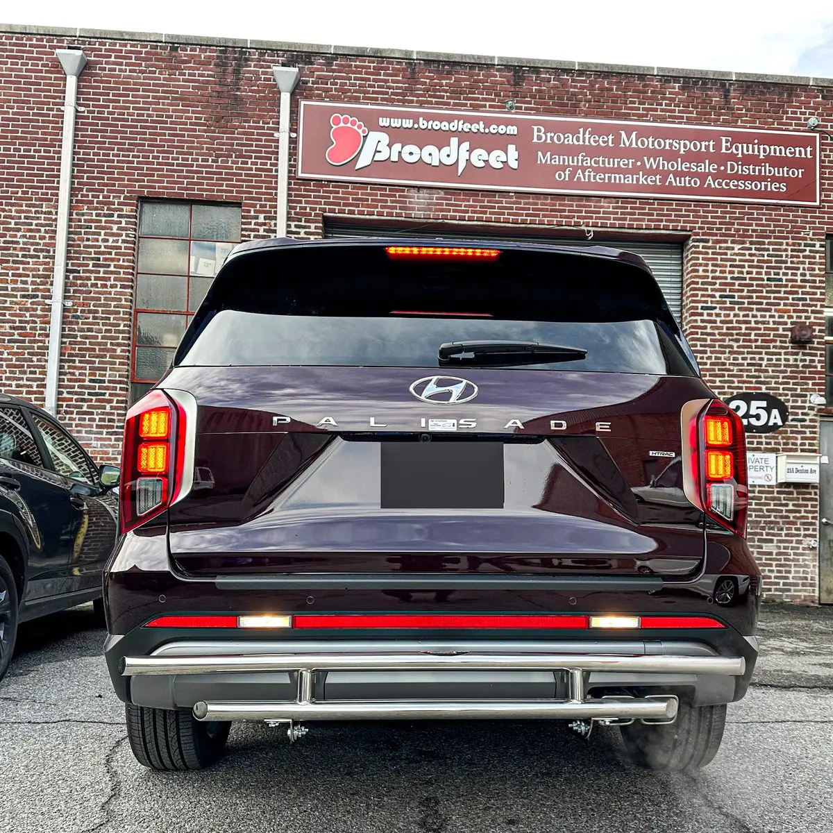 Rear Double Layer (Dl13) Bumper Guard Fits Hyundai Palisade 2020-2025 1