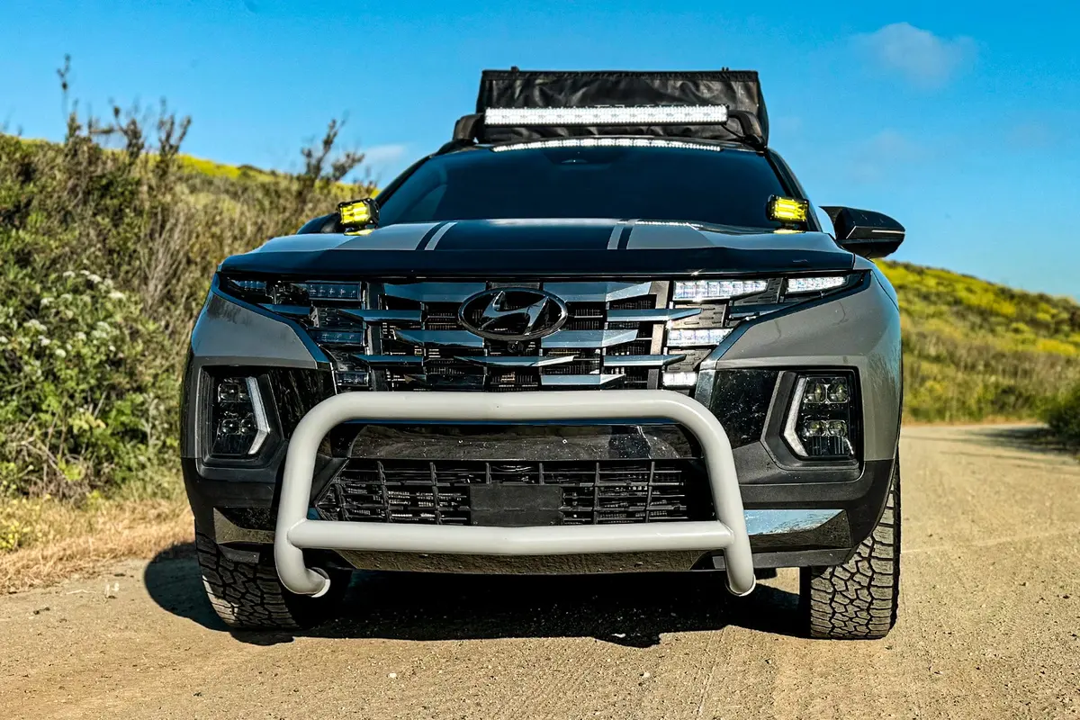 Front A-Bar / Nudge Bar (Dc6) Bumper Guard Fits Hyundai Santa Cruz 2022-2024 3