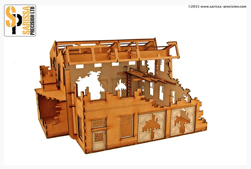 Large Factory - Destroyed 1