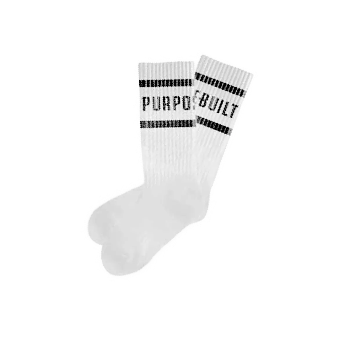 Purpose-Built Athletic Socks, White 1