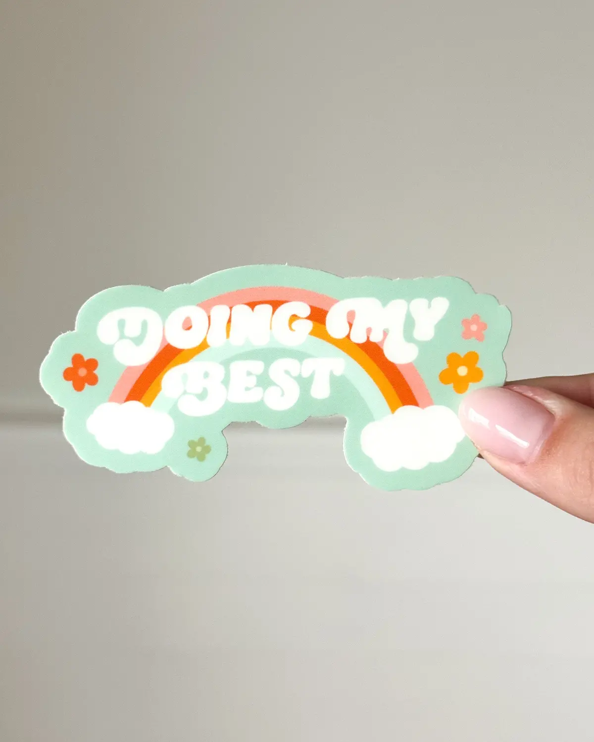 Doing My Best Sticker 1