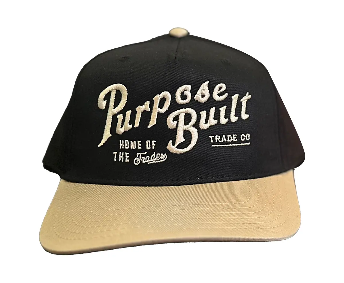 Freightline Cap, Khaki & Black 1