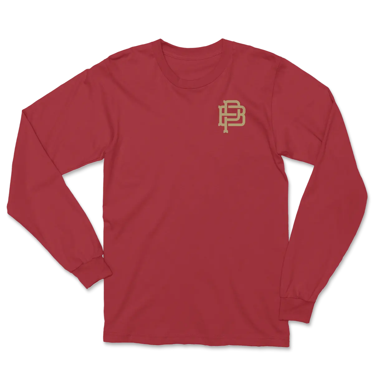 Gameday Long Sleeve Tee, Red 2