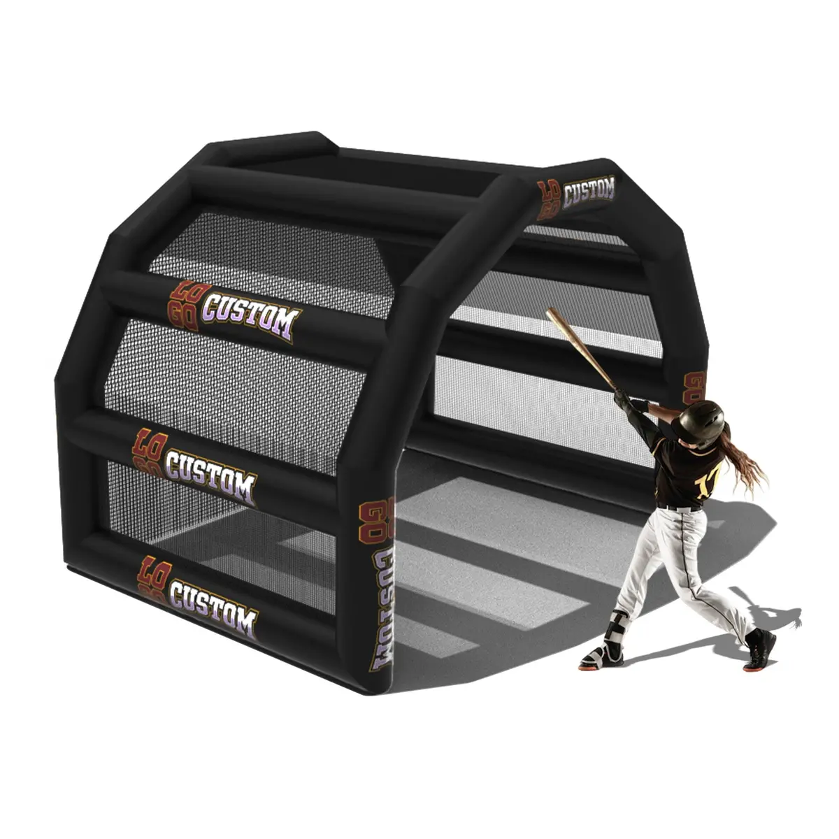 Custom Inflatable Baseball Hitting Station 8