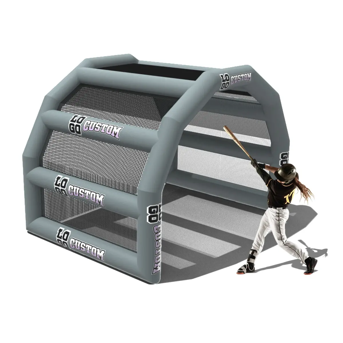 Custom Inflatable Baseball Hitting Station 16