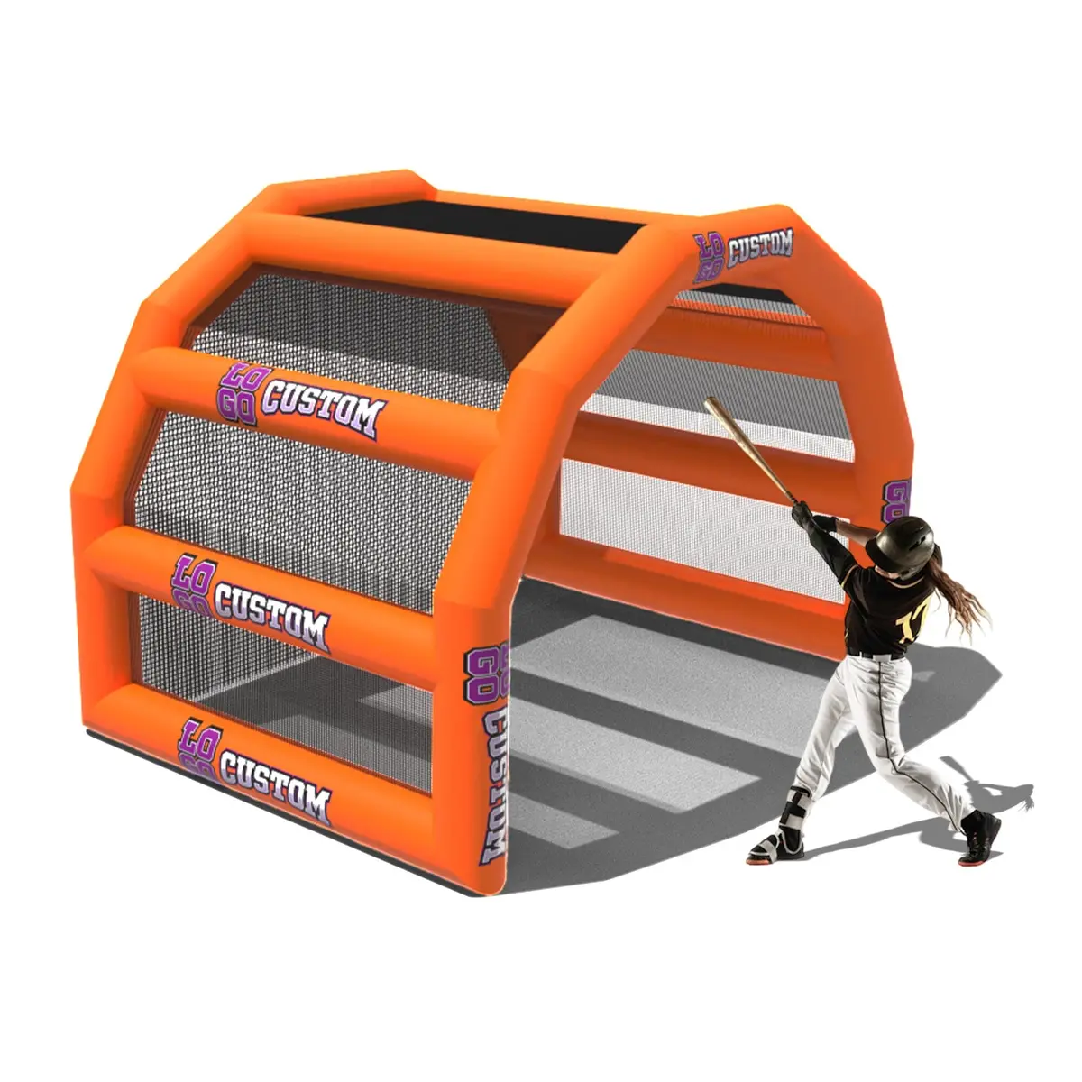 Custom Inflatable Baseball Hitting Station 19