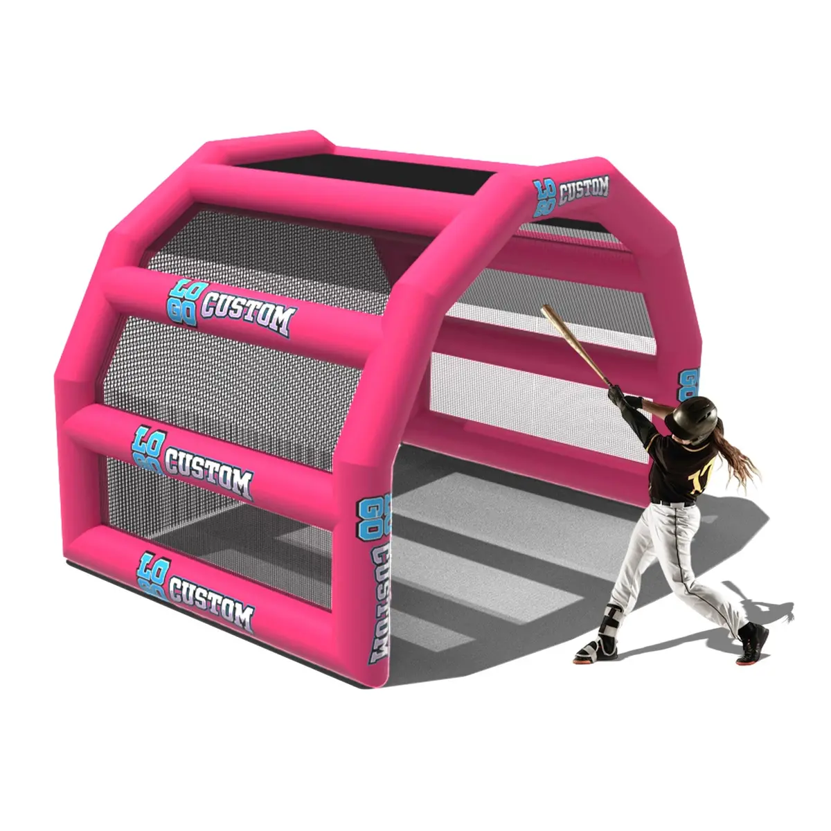 Custom Inflatable Baseball Hitting Station 23