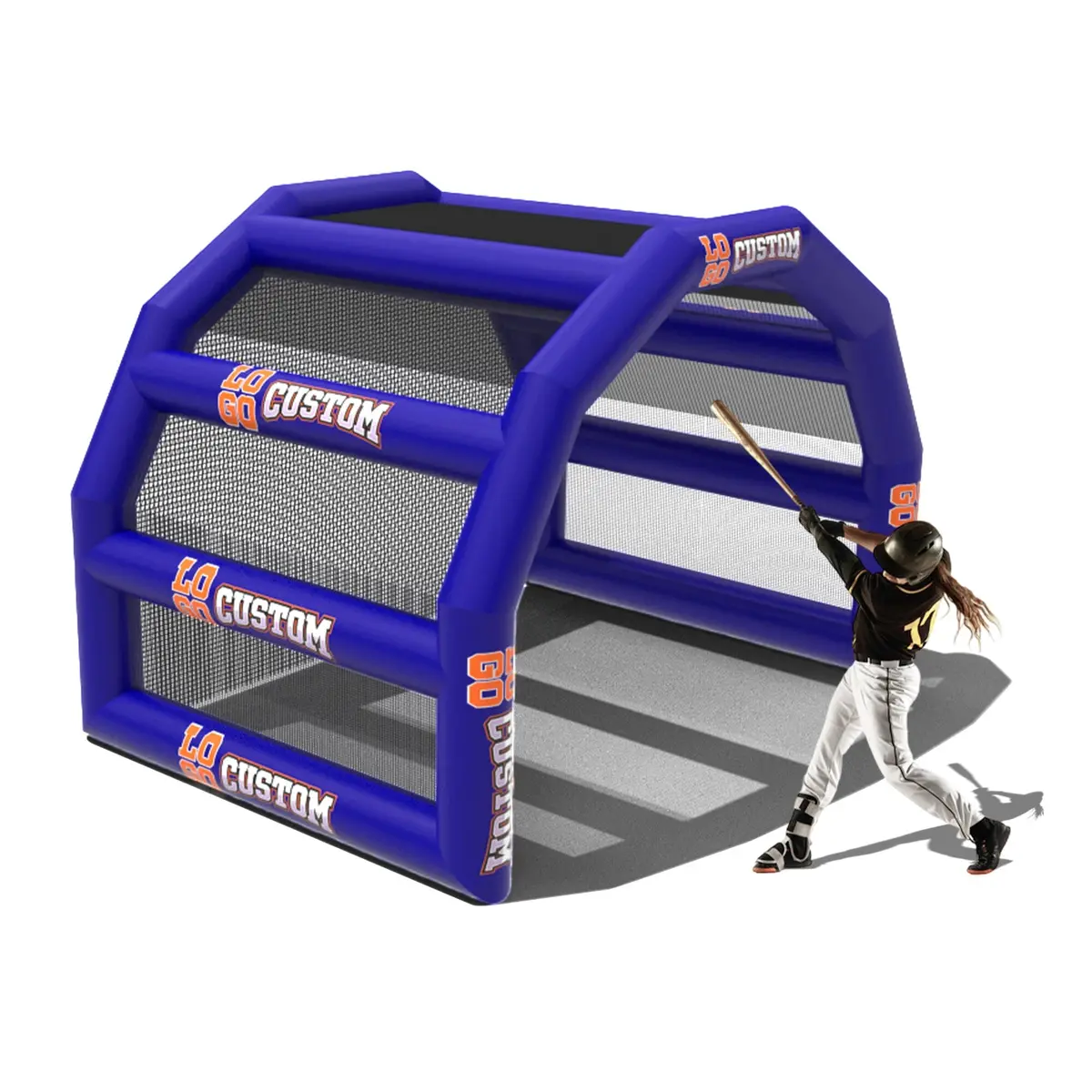 Custom Inflatable Baseball Hitting Station 13