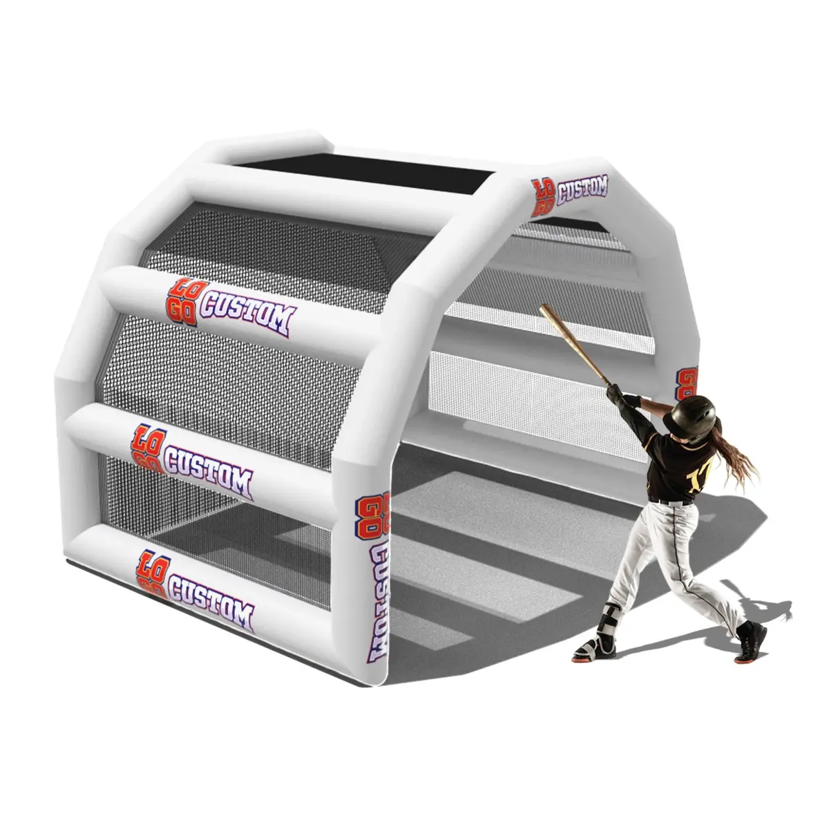 Custom Inflatable Baseball Hitting Station 12