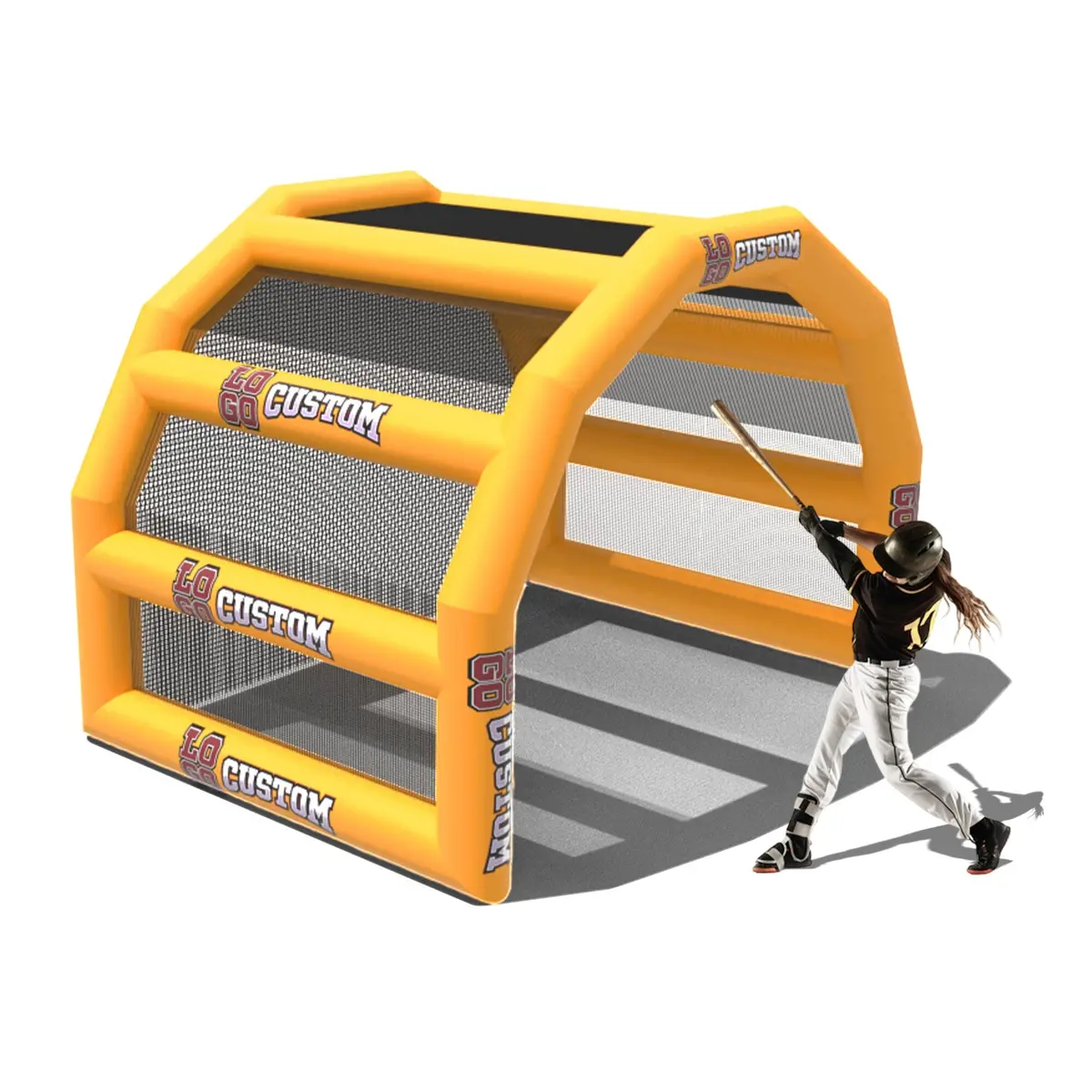Custom Inflatable Baseball Hitting Station 21