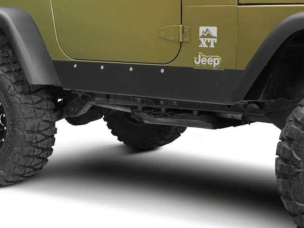 Barricade Heavy-Duty Rocker Guards for 1997–2006 Jeep Wrangler TJ (Excludes Unlimited)