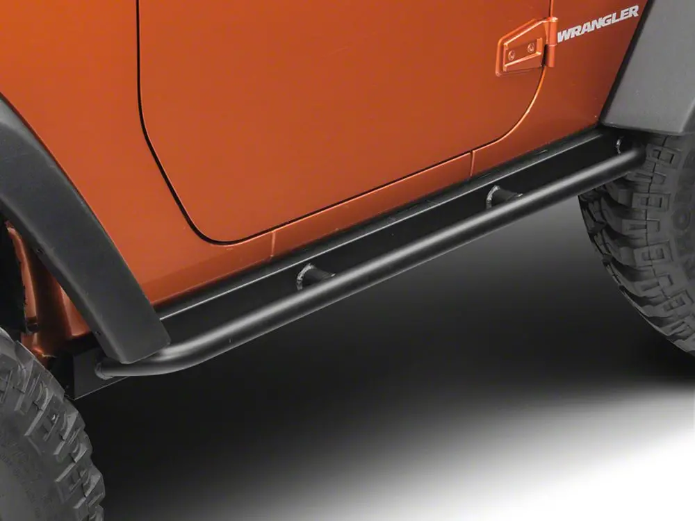 Barricade Enhanced Rubi Rails – Textured Black, Engineered for 2007–2018 JK 2-Door Models