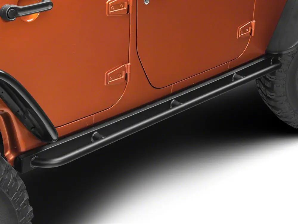 Barricade Enhanced Rubi Rails – Textured Black, Designed for 2007–2018 JK 4-Door Models