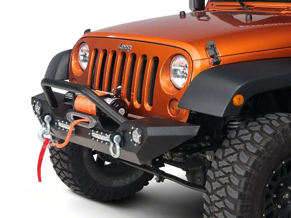 Barricade Trail Force HD Front Bumper with LED Lights for 2007–2018 Jeep Wrangler JK