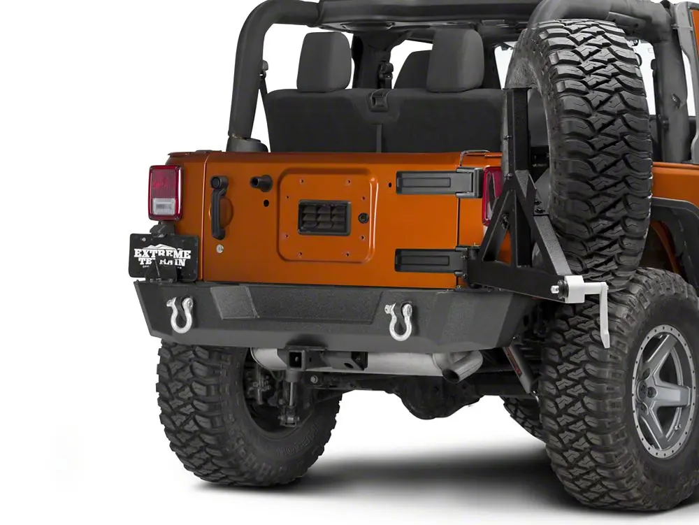 Barricade Extreme Hd Rear Tire Carrier For Barricade Extreme Hd Bumper Only (07-18 Jeep Wrangler Jk) 2