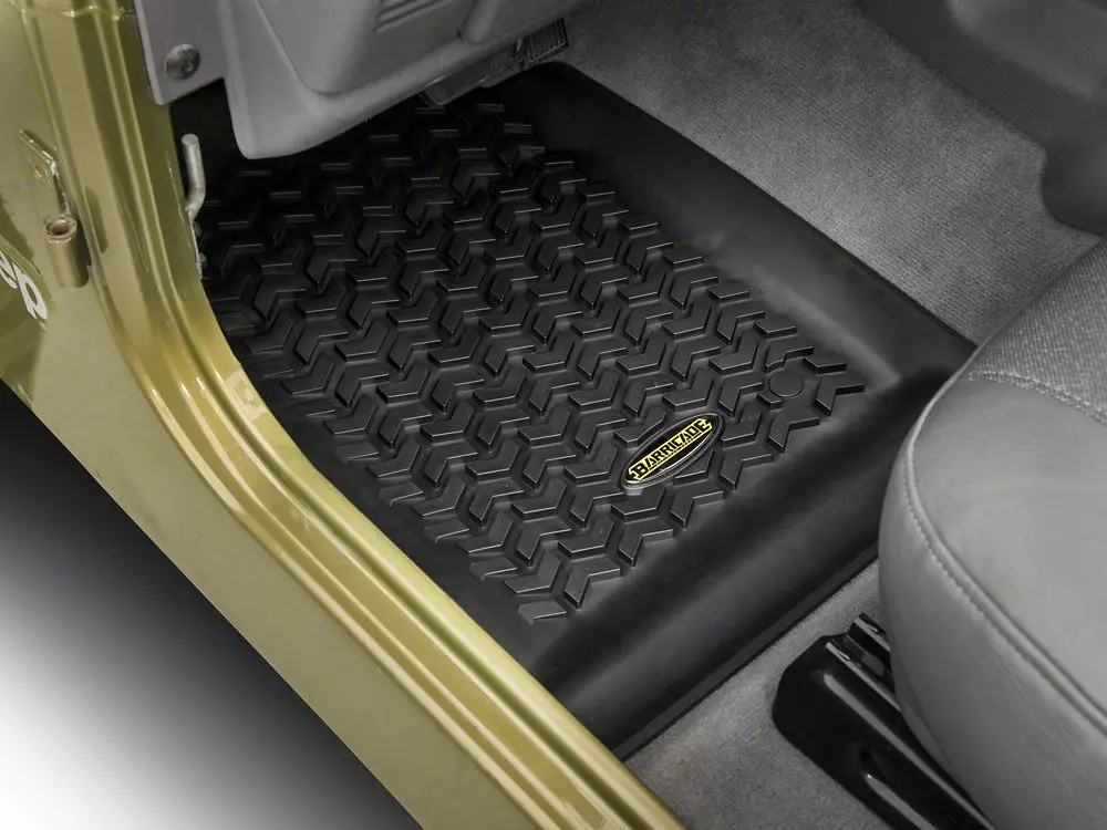 Barricade All-Weather Front Floor Mats for 1997–2006 Jeep Wrangler TJ