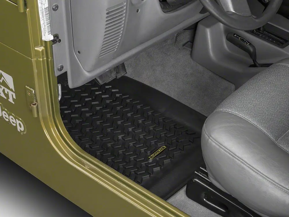 Barricade All-Weather Front and Rear Floor Mats for 1997–2006 Jeep Wrangler TJ