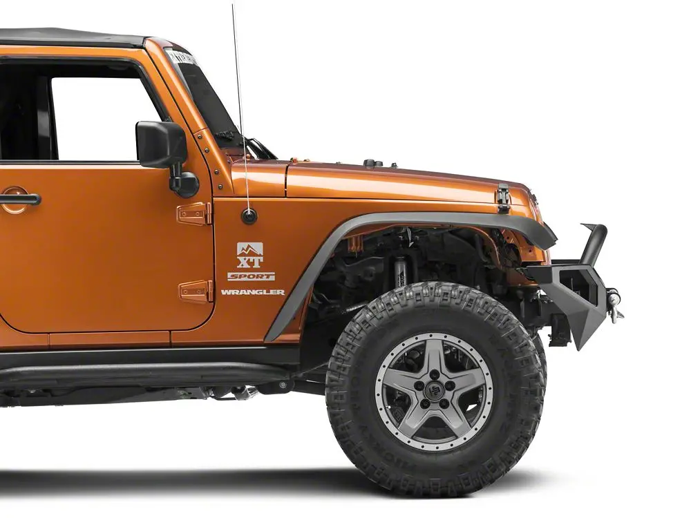 Barricade Trail Force Hd Full Width Front Bumper With Led Lights (07-18 Jeep Wrangler Jk) 2