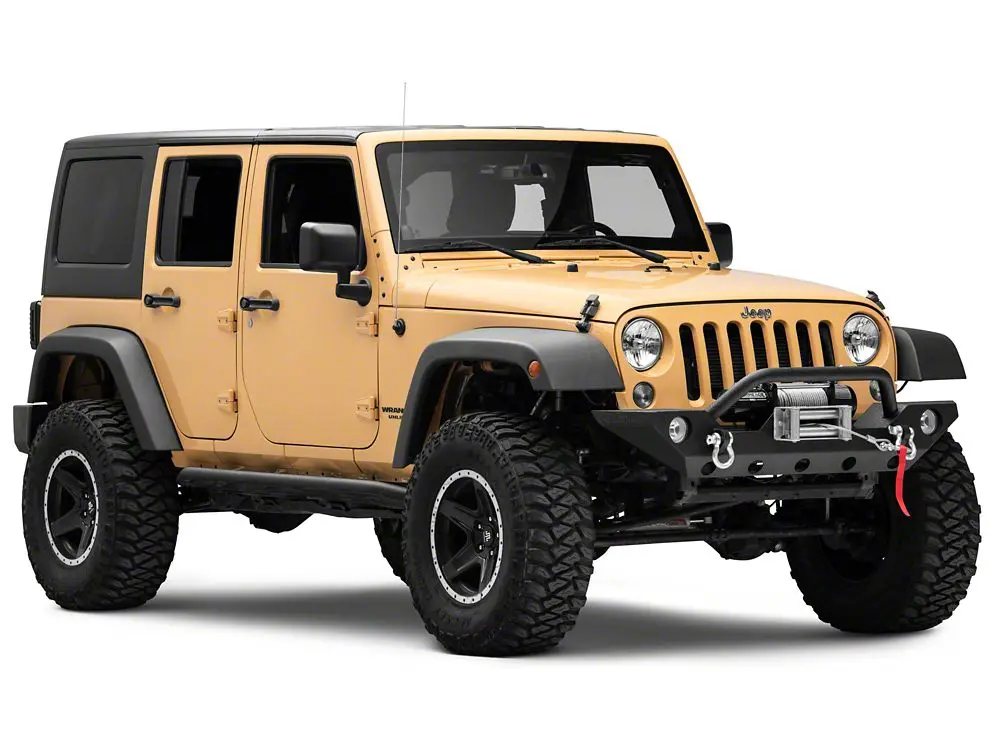 Barricade Trail Force Hd Front Bumper With 9,500 Lb. Winch (07-18 Jeep Wrangler Jk) 2