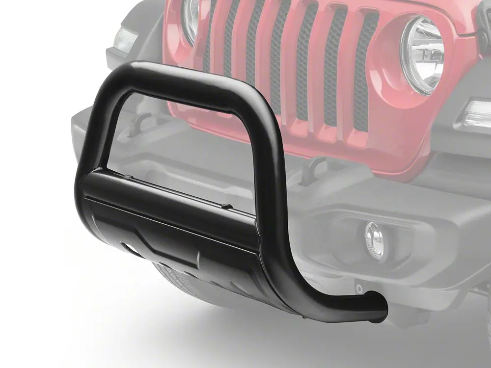 Barricade 3.5-Inch Oval Bull Bar with Integrated Skid Plate — 2018–2025 Jeep Wrangler JL