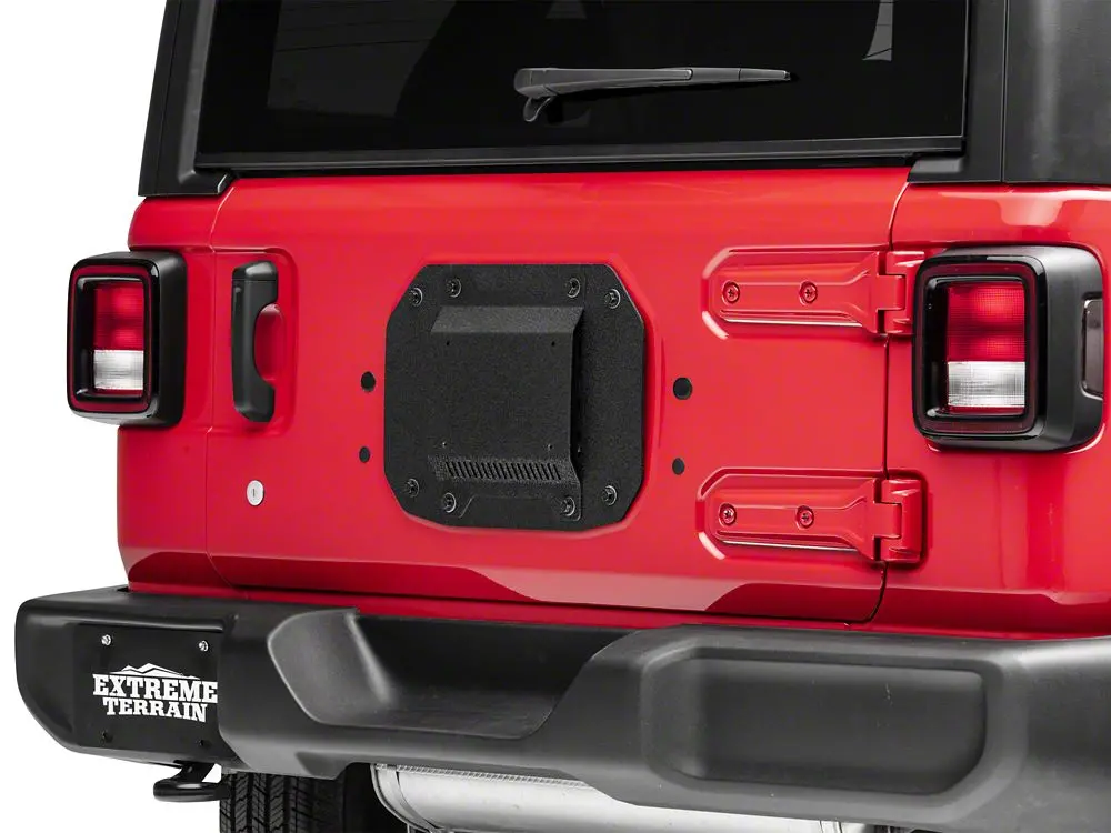 Barricade Spare Tire Delete Kit with License Plate Mount — 2018–2025 Jeep Wrangler JL (Excludes 4XE)