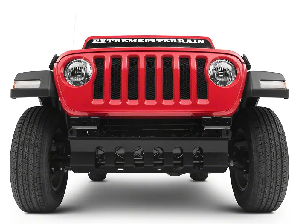 Barricade Skid Plate Designed for OEM Front Bumpers — 2018–2025 Jeep Wrangler JL