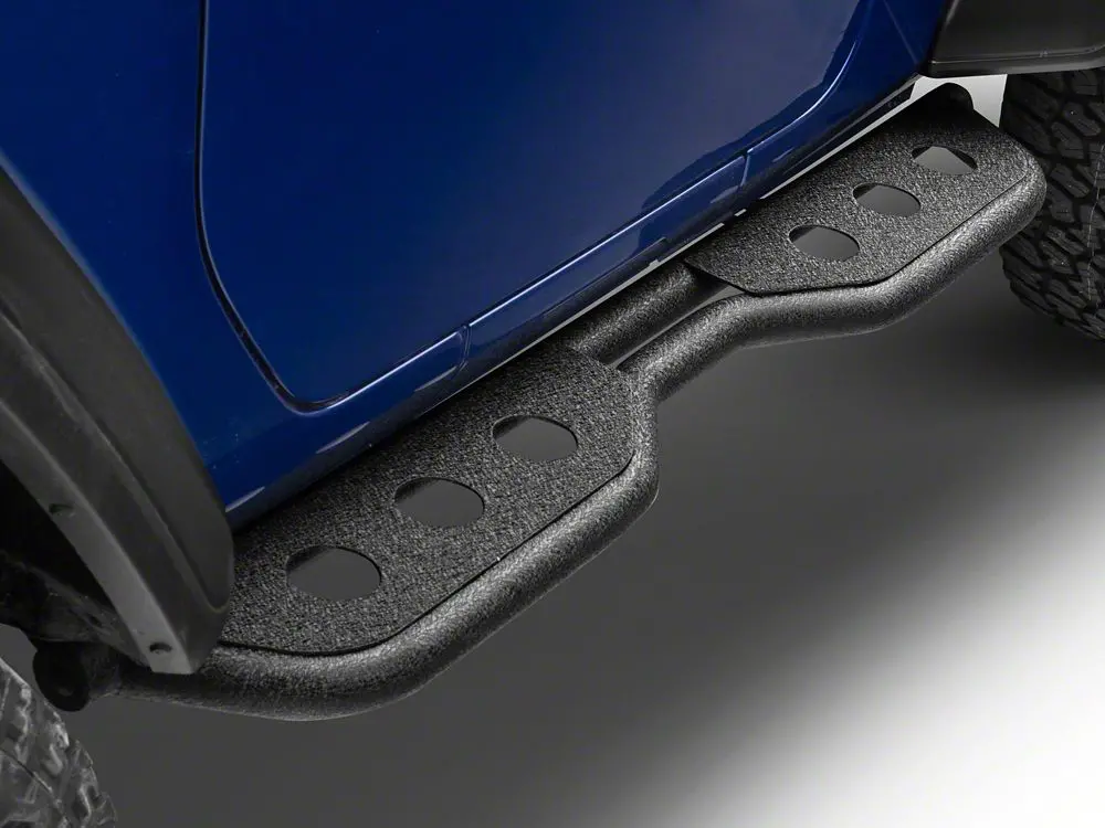 Barricade Heavy-Duty Textured Black Rocker Steps for 2018–2025 Jeep Wrangler JL (2-Door)