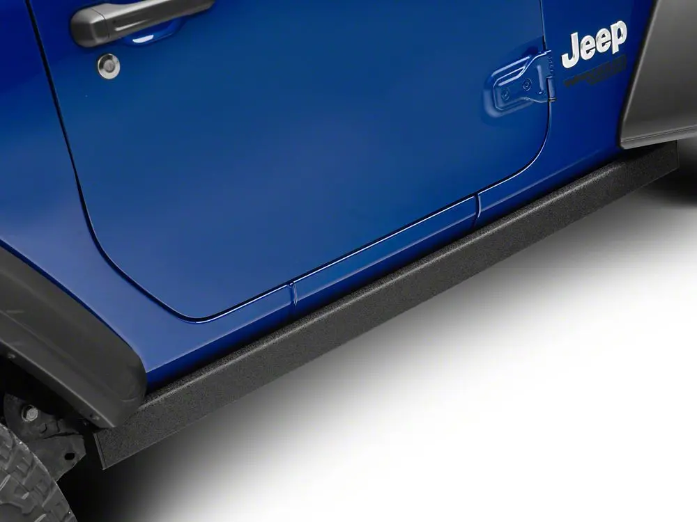 Barricade Rubi Rails in Textured Black for 2018–2025 Jeep Wrangler JL 2-Door