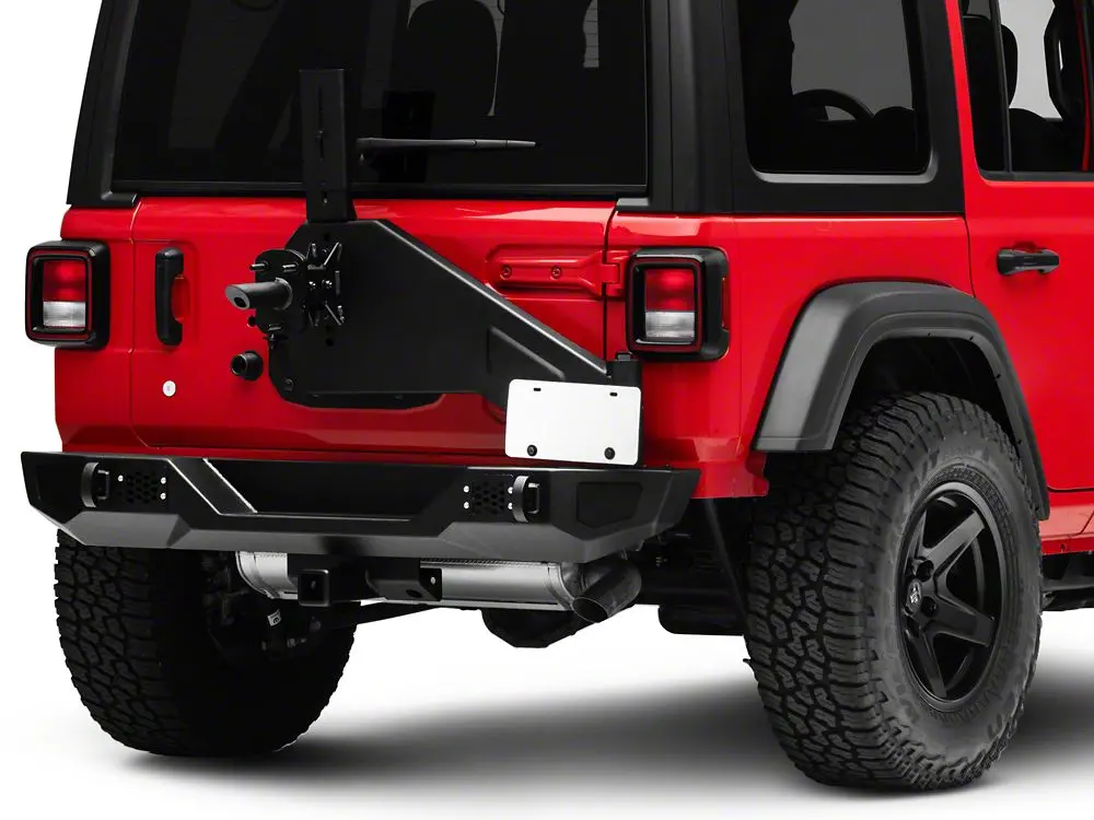 Barricade HD Rear Bumper with Integrated Tire Carrier for 2018–2025 Jeep Wrangler JL