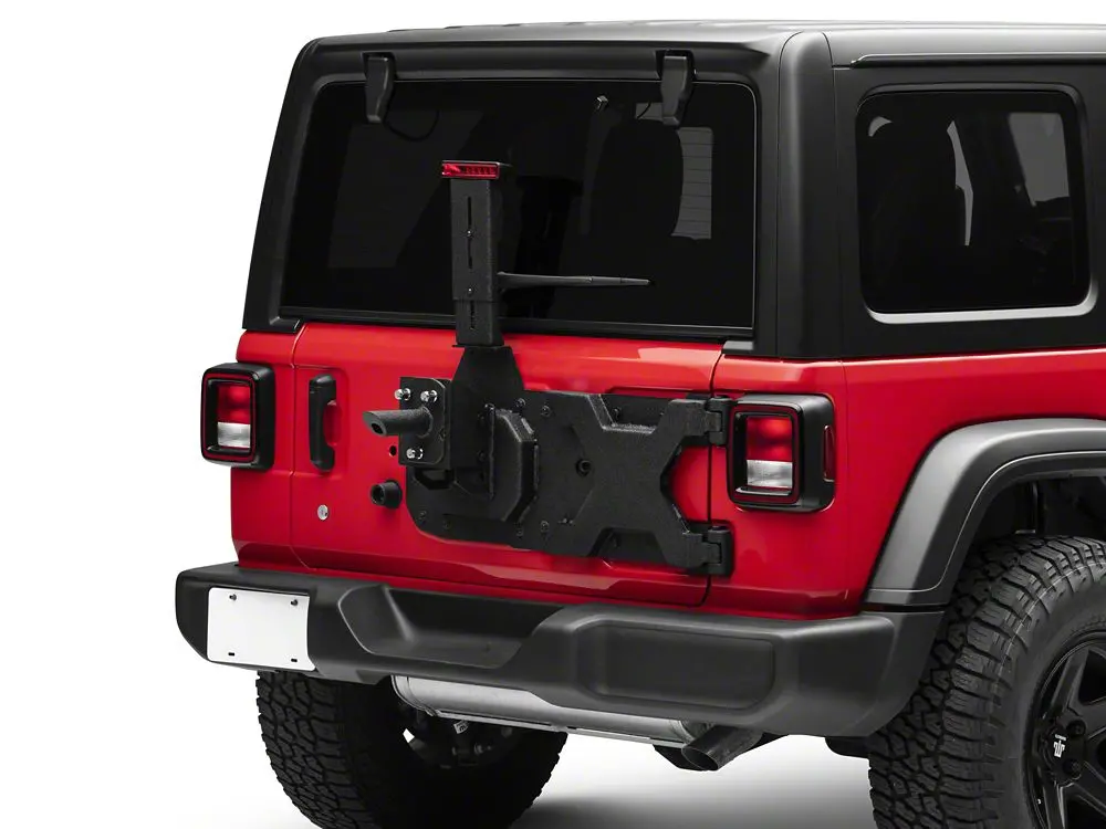 Barricade HD Tire Carrier with Built-in Spare Tire Mount for 2018–2025 Jeep Wrangler JL (Excludes 4XE)