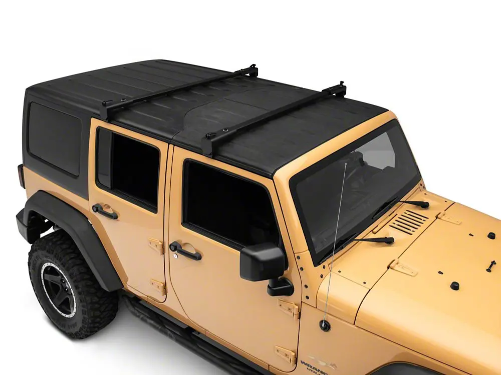 Barricade Two-Bar Removable Roof Rack for 2007–2018 Jeep Wrangler JK 4-Door