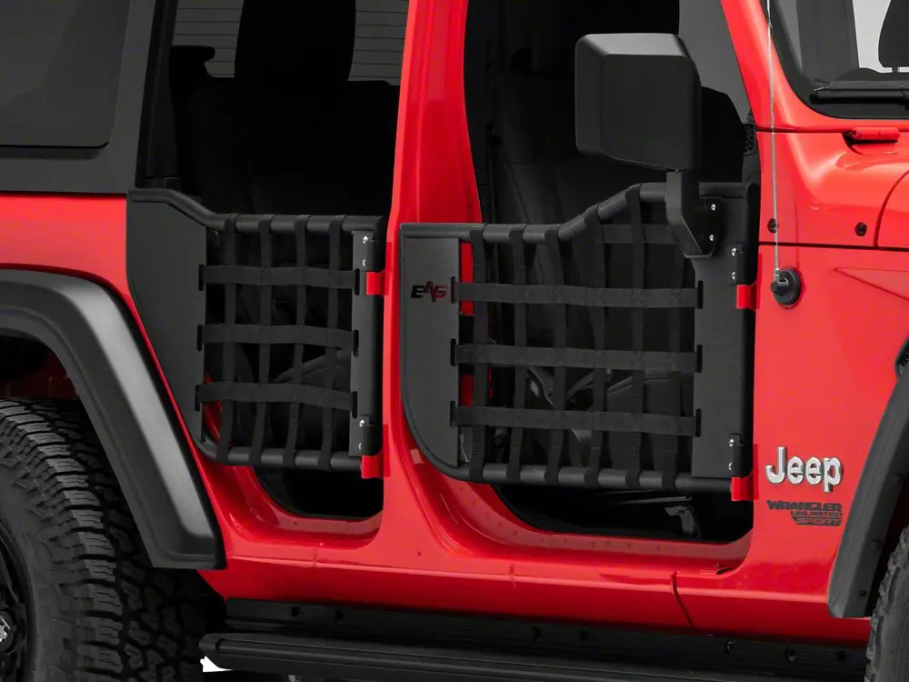 Barricade Matrix Tubular Doors with Mirrors – 2018–2025 Jeep Wrangler JL 4-Door
