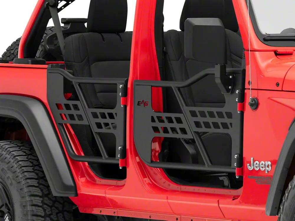 Barricade Safari Tubular Doors with Mirrors – 2018–2025 Jeep Wrangler JL 4-Door