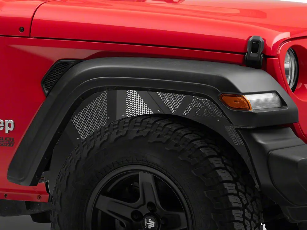 Barricade Gen2 Aluminum Front Inner Fender Liners (18-25 Jeep Wrangler Jl) 2