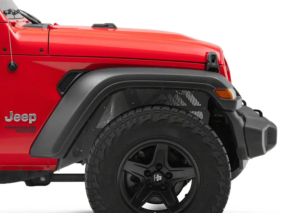Barricade Gen2 Front Aluminum Inner Fender Liners for Jeep Gladiator JT (2020–2025)
