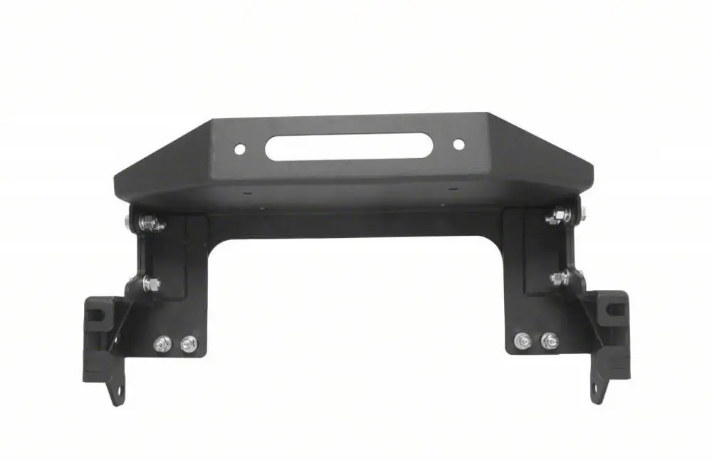 Barricade External Winch Mount Plate for OEM Front Bumper – Fits 2018–2025 Jeep Wrangler JL