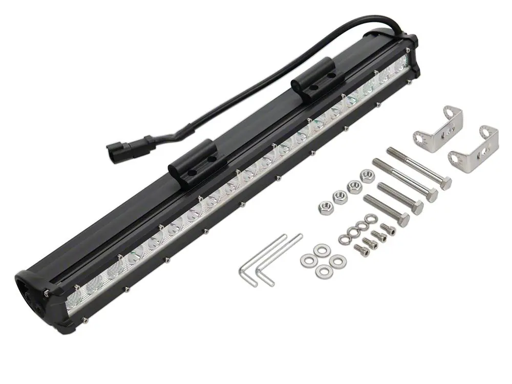 Barricade 20-Inch Single-Row LED Light Bar with Harness for J116651 – For 2007–2018 Jeep Wrangler JK