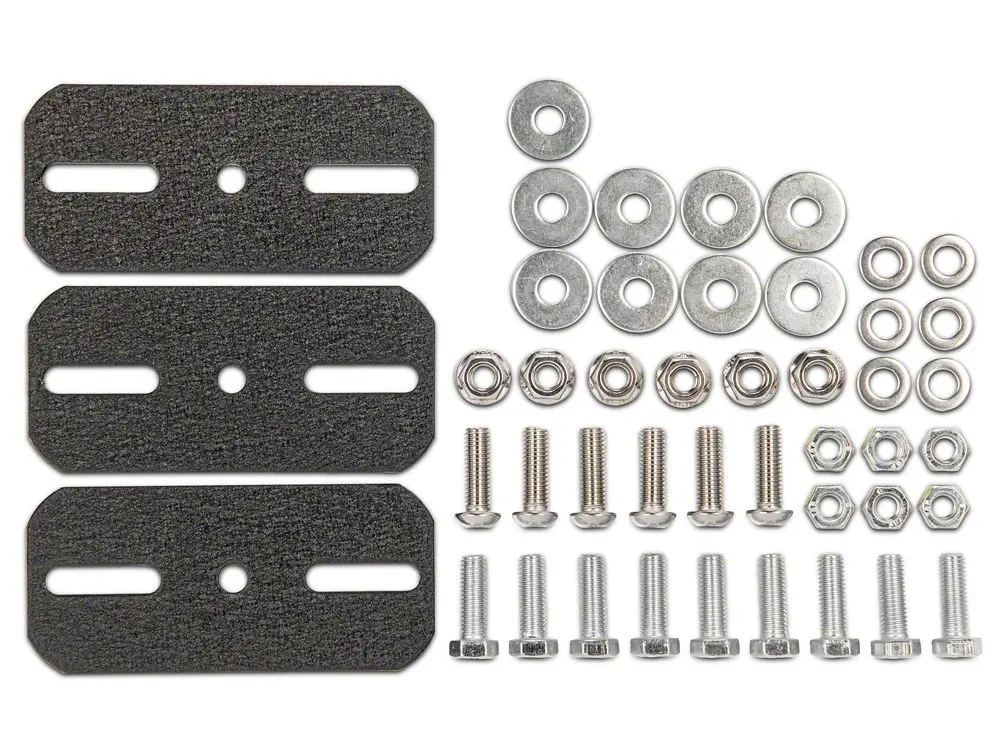 Barricade Running Board Hardware Kit for 4-Door Jeep Wrangler JL (2018–2025) – Part J130924-JL