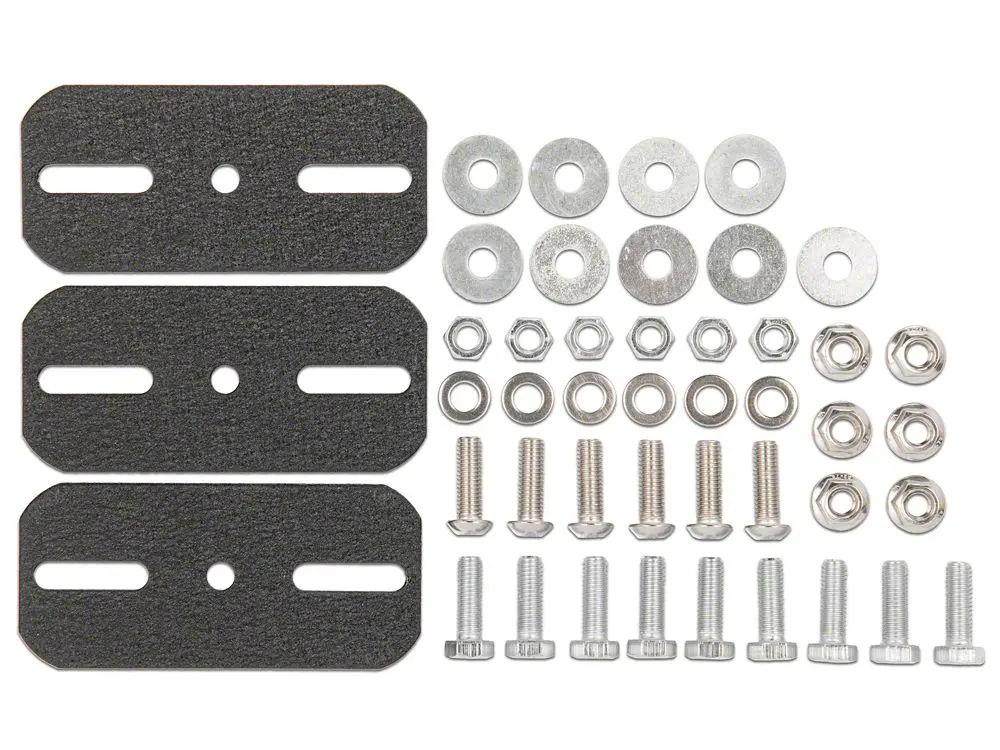 Barricade Running Board Hardware Kit for 2-Door Jeep Wrangler JL (2018–2025) – Part J130925-JL