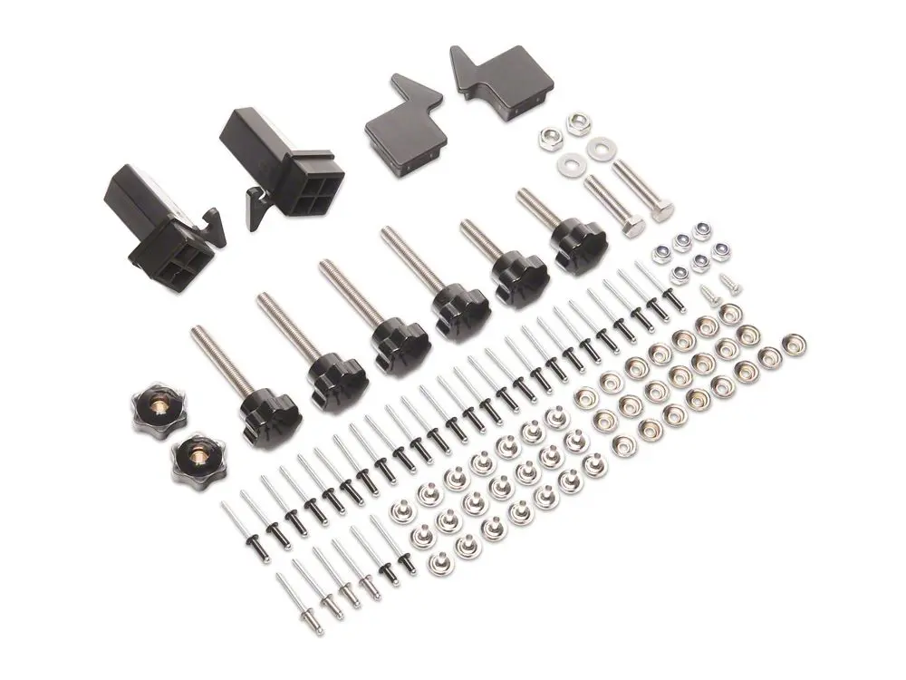 Barricade Roll-Up Sunroof Hardware Kit for JL Models (Part #J167198-JL; 2018–2025)