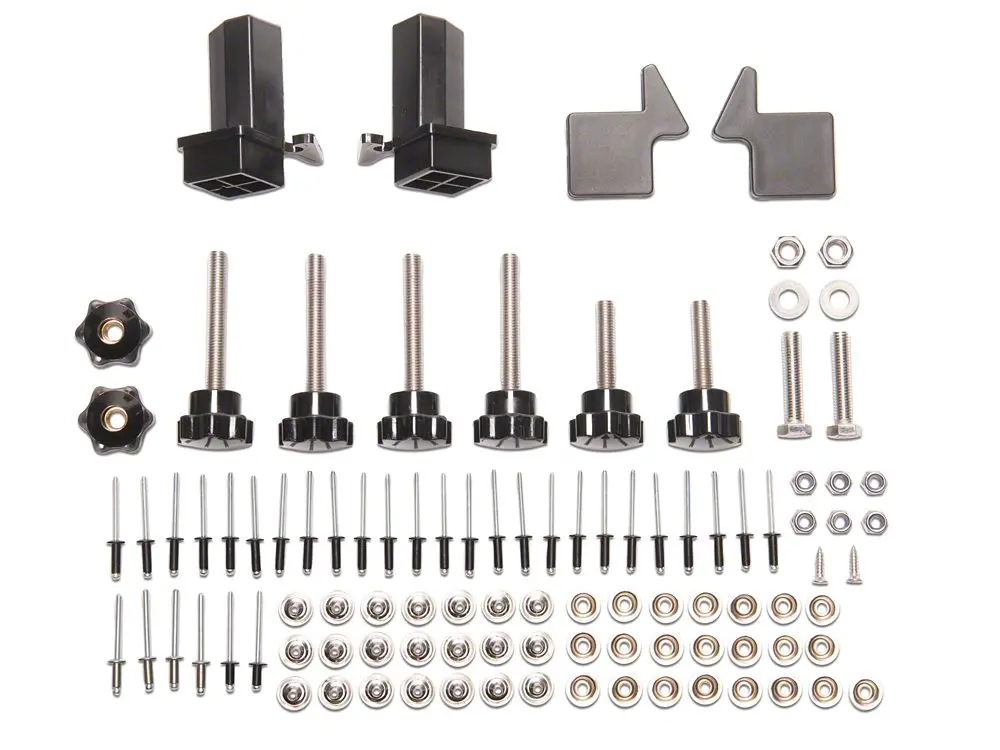 Barricade Replacement Roll-Up Sunroof Hardware Kit For J167198-Jl Only (18-25 Jeep Wrangler Jl) 2