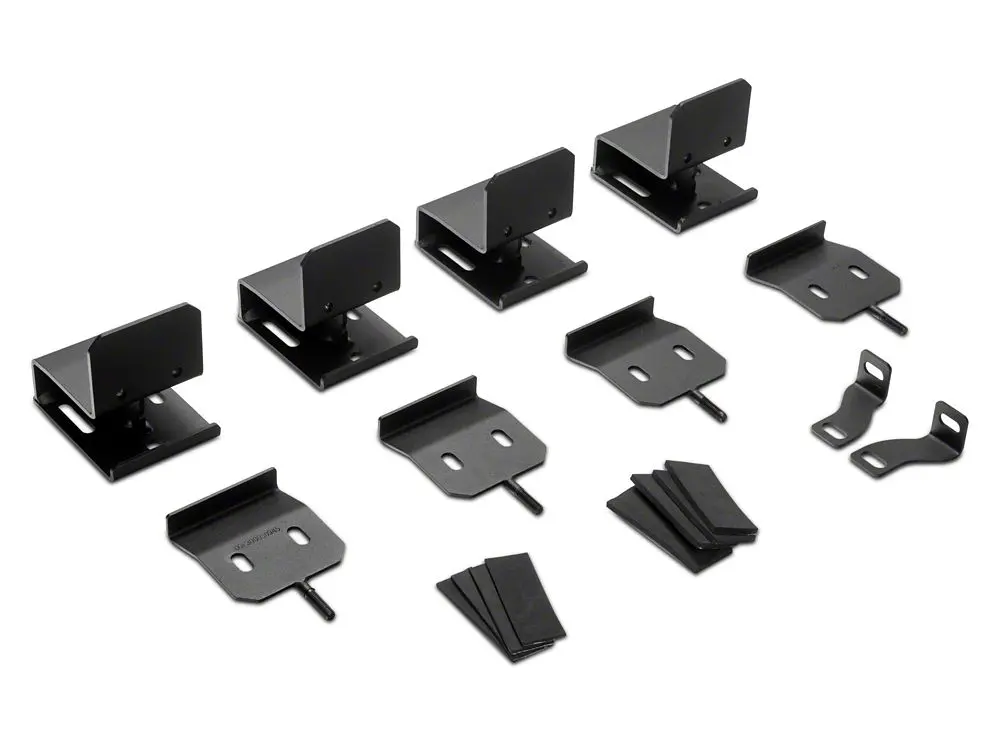 Barricade Roof Rack Basket Mount Hardware Kit for JL (Part #J133620-JL; 2018–2025)